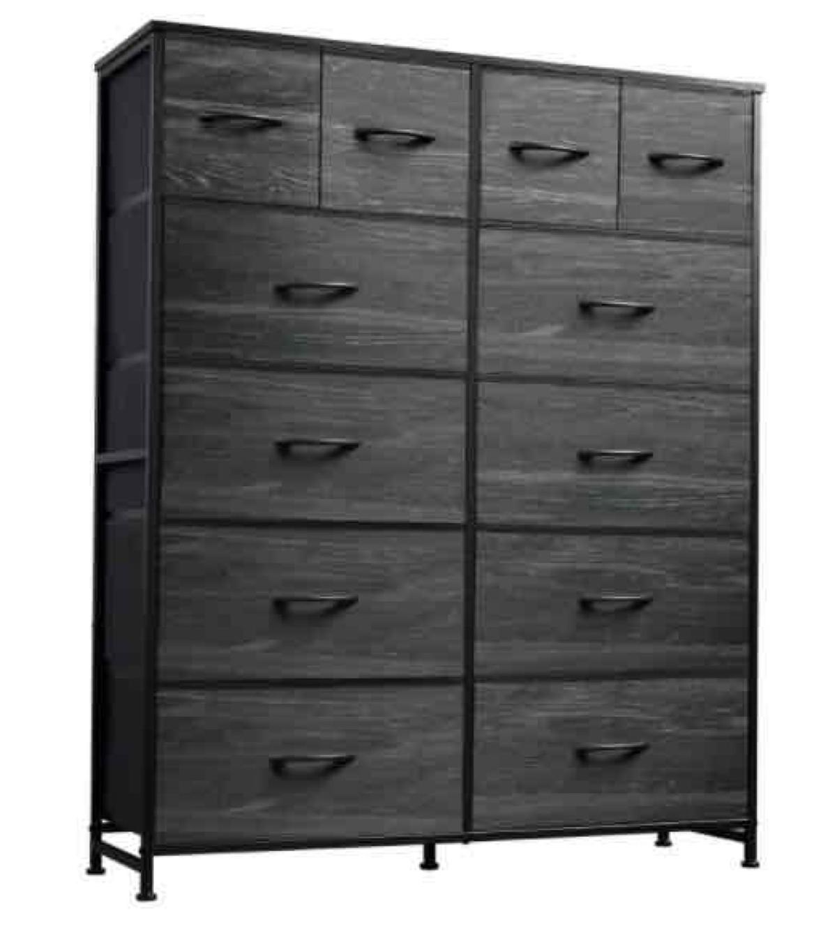 WLIVE Tall Dresser for Bedroom with 12 Drawers