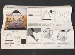 Pamase Large Sports Tent - 2/4/6 Persons Clear Rainproof Windproof Shelter