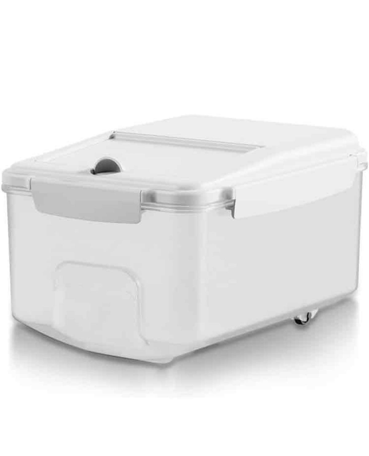 Rice Dispenser - 25lbs/10.6qt/10kg Food Flour Storage Bins with Lids & Cup BPA Free Kitchen Extra