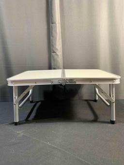 RedSwing Small Folding Table Portable 2 Feet, Small Foldable Table Adjustable Height, Lightweight