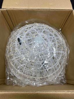 15" Outdoor Balls Lights Hanging - 3 Pack