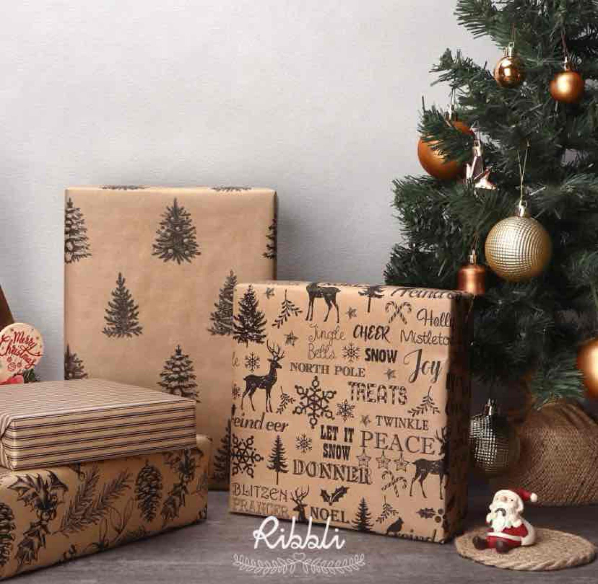 Ribbli Christmas Wrapping Paper