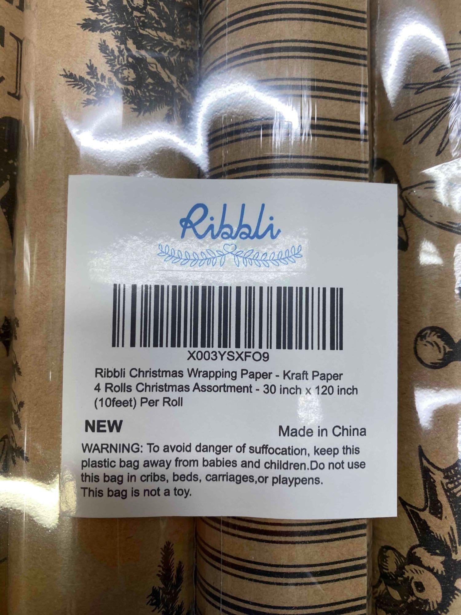 Ribbli Christmas Wrapping Paper