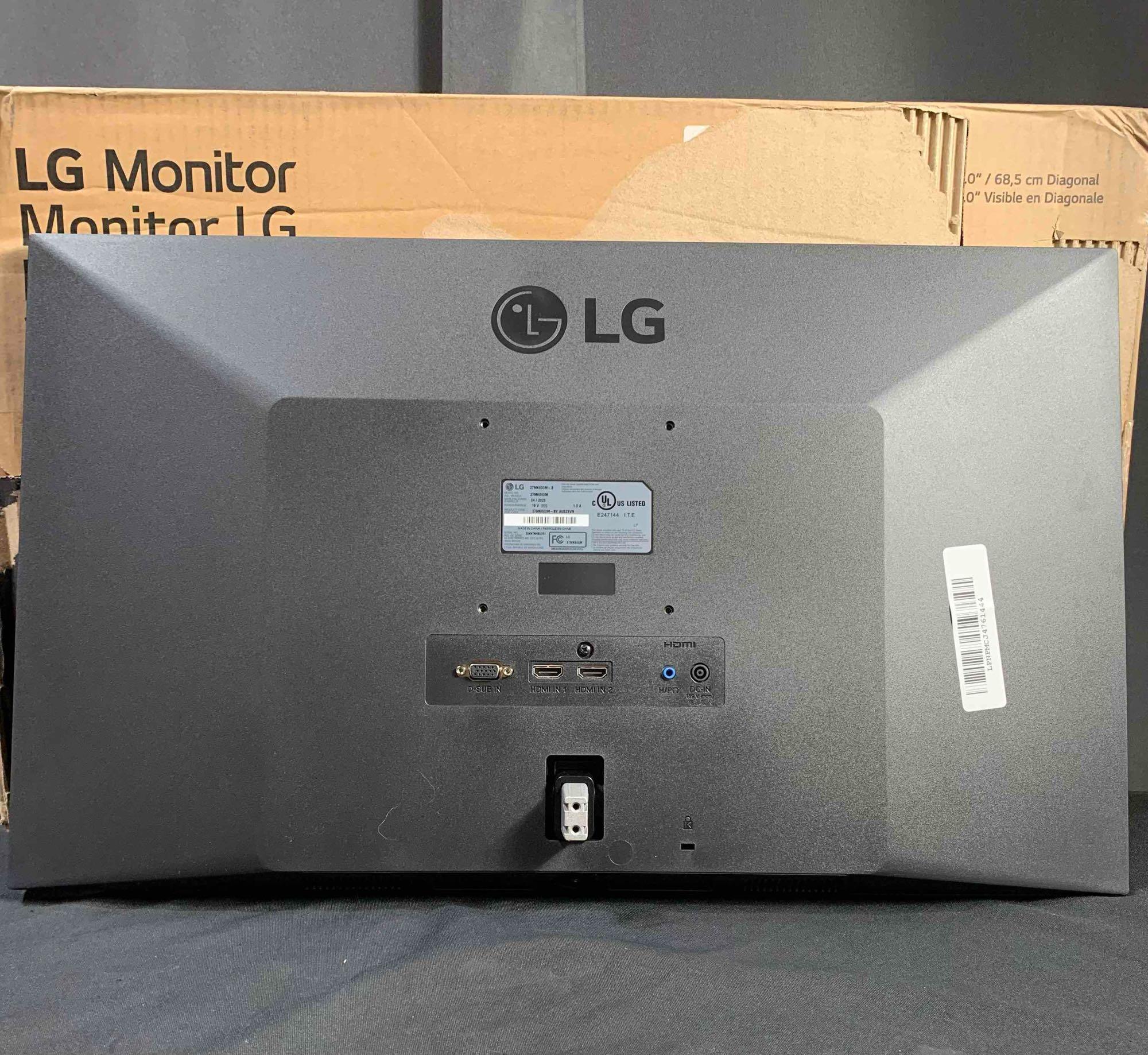 LG 27MK600M-B Monitor 27" HD (1920 x 1080)