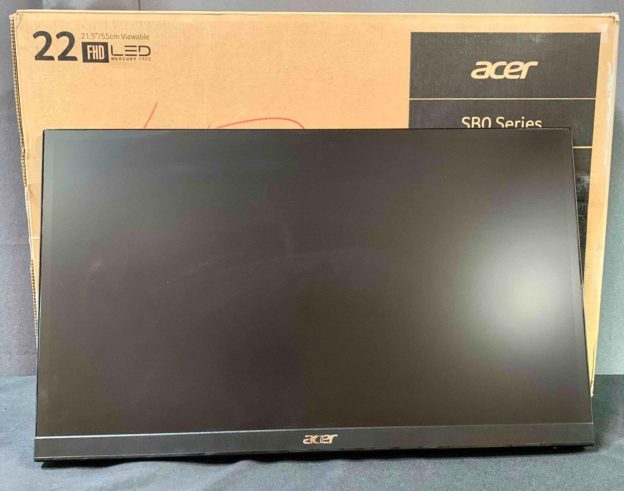 Acer 21.5 Inch Full HD IPS Ultra-Thin Zero Frame Computer Monitor