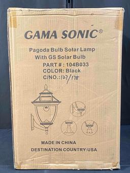 Gama Sonic Black Solar Outdoor Post Light