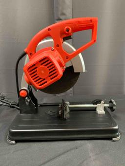 inch metal cutting saw, light and portable, powerful and stable cut saw, with an AC switch