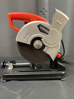 inch metal cutting saw, light and portable, powerful and stable cut saw, with an AC switch