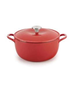 Enameled Cast Iron 4-Qt Round Dutch Oven