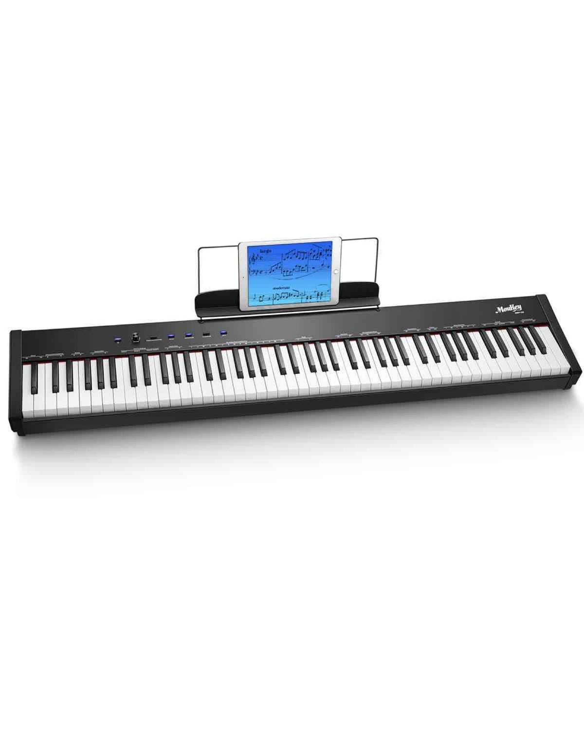 Moukey, 88 Key Full-Size Semi-Weighted Electric Piano