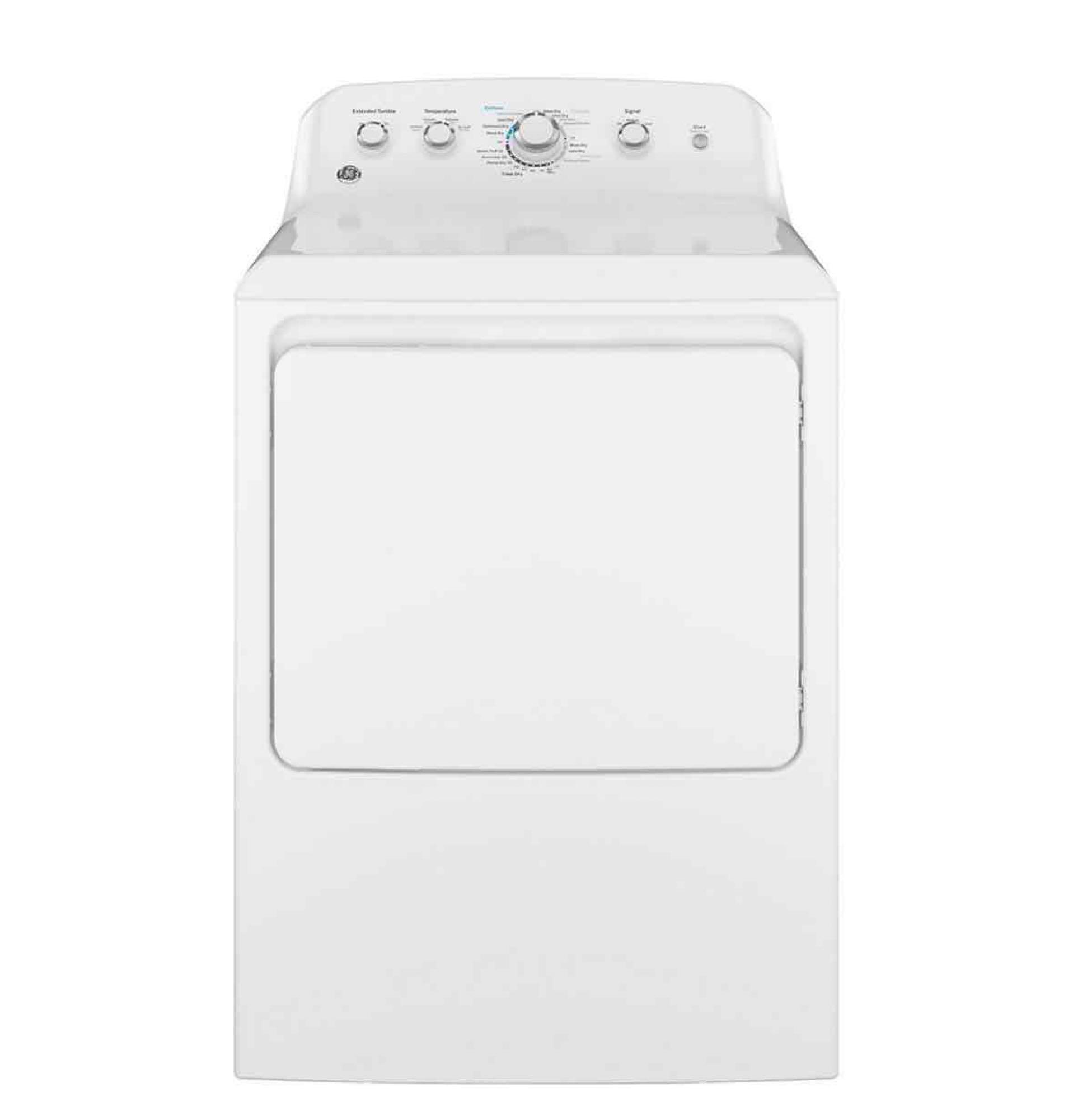 GE - 7.2 Cu. Ft. Electric Dryer - White