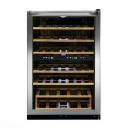 Frigidaire - 45 Bottle Two-Zone Wine Cooler