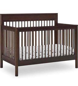 Delta Children Emery 6-in-1 Convertible Crib Walnut Espresso