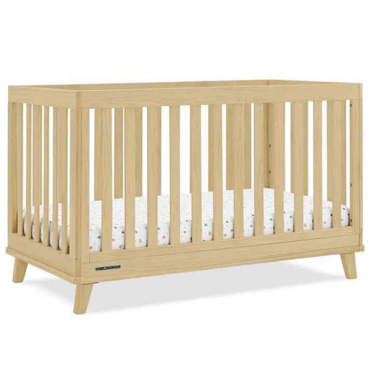 Delta Children 4-in-1 Convertible Crib Natural Pine