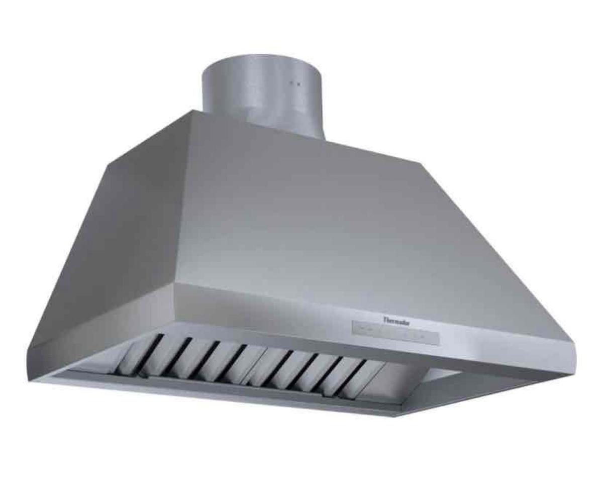 Thermador Professional Pyramid Chimney Wall Hood 48'' Stainless Steel