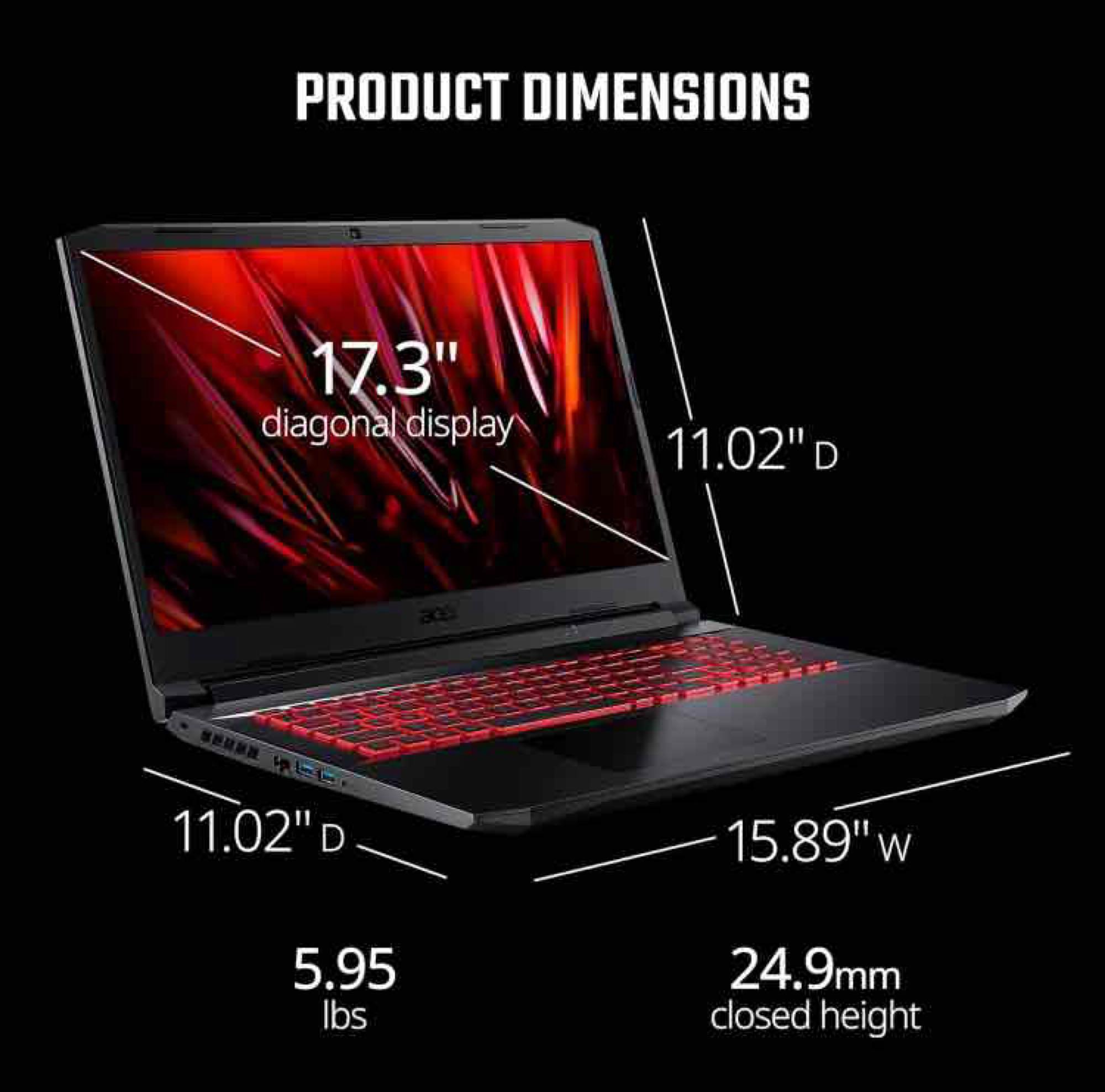 Acer Nitro 5 AN515-58-525P Gaming Laptop 512GB