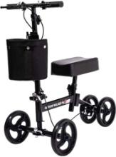 ELENKER Knee Scooter with Basket Dual Braking System for Ankle and Foot Injured
