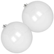 Christmas Ornaments 8?/200mm White 2 Packs