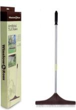 Winslow&Ross Artificial Turf Rake Grass Broom with Adjustable Steel Telescope Handle 32 to 52 inches