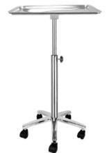 Konmee Premium Metal Extra Large Salon Tray Medical Tray Mayo Stand with Wheels