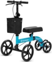 ELENKER Best Value Knee Walker with 10" Front Wheels Steerable Medical Scooter Crutch Alternative