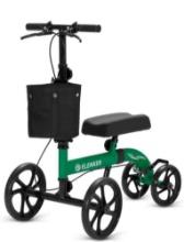 ELENKER Best Value Knee Walker with 10" Front Wheels Steerable Medical Scooter Crutch Alternative