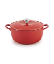 Enameled Cast Iron 4-Qt Round Dutch Oven