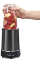 Bella - 14-oz. Rocket Blender - Black Stainless Steel