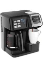 Hamilton Beach FlexBrew Trio 2-Way Coffee Maker, Compatible with K-Cup Pods or Grounds, Combo,