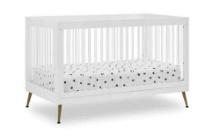 Delta Children 4-in-1 Convertible Crib Bianca with Melted Bronze