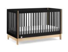 Delta Children babyGap Tate 4-in-1 Convertible Crib Ebony with Natural