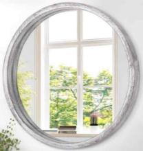 JJUUYOU Round Wall Mirror Circular Mirror for Bathroom