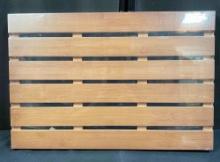 Bamboo Wooden Bath Floor Mat for Luxury Shower