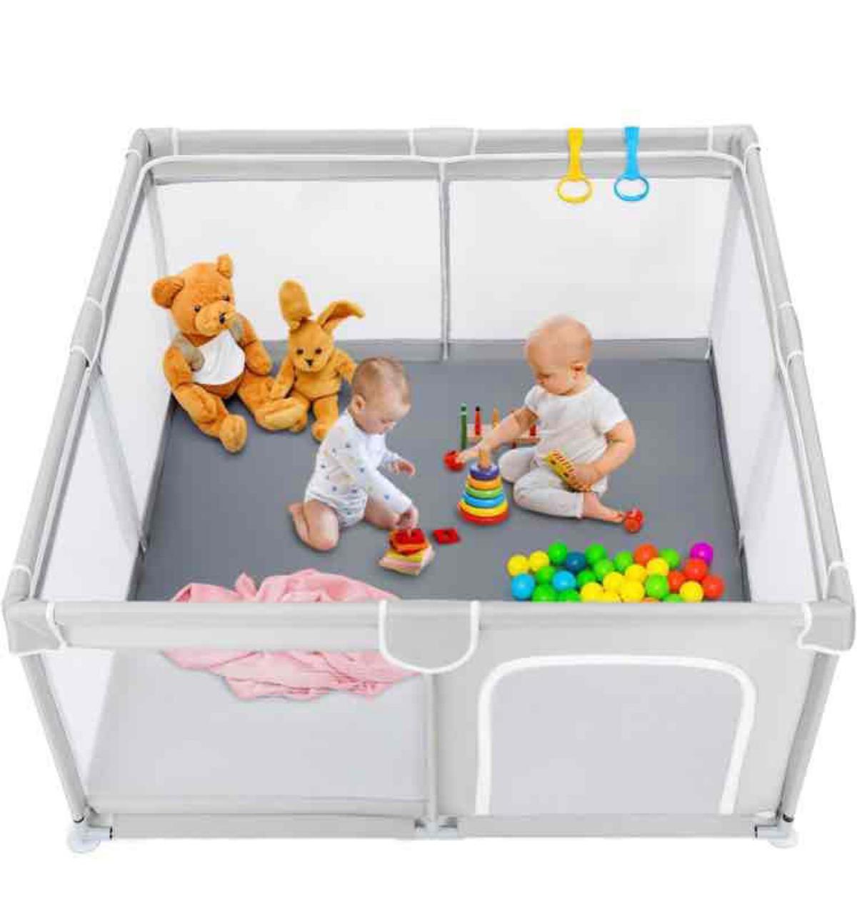 TODALE Baby Playpen, Medium Playpen for Babies and Toddlers, Indoor & Outdoor Kids Activity Center,