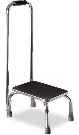 DMI Step Stool with Handle and Non Skid Rubber Platform, Lightweight and Sturdy Stool for Seniors