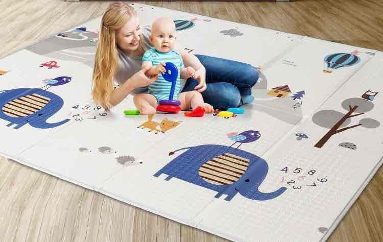 Baby Play Mat Reversible Foldable Playmat
