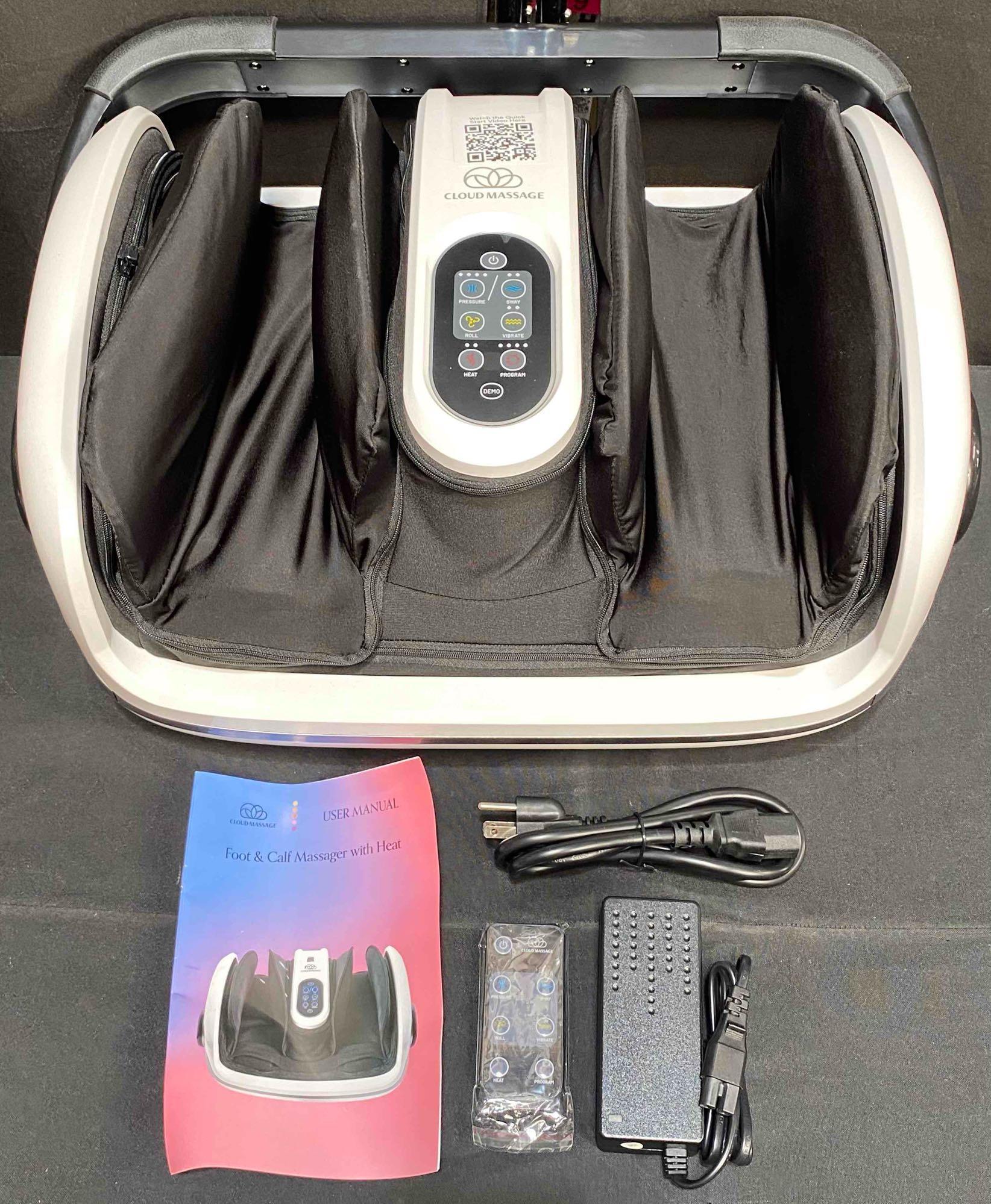 Cloud Massage Shiatsu Foot & Calf Massager with Remote