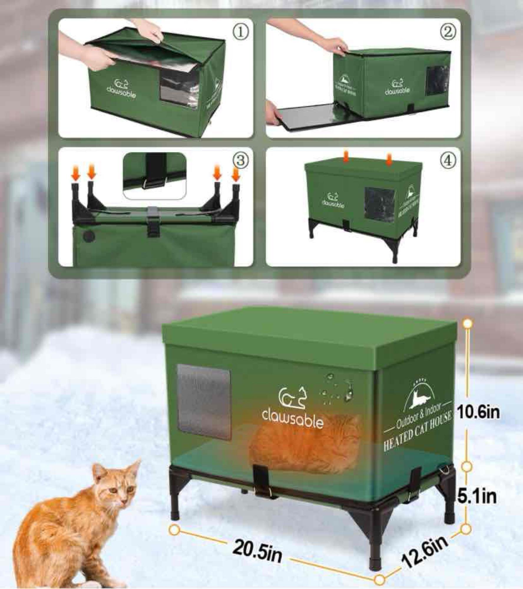 Indestructible Outdoor Cat House