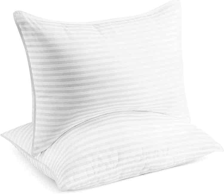 Beckham Hotel Collection Bed Pillows Standard / Queen Size Set of 2 - Down Alternative Bedding Gel