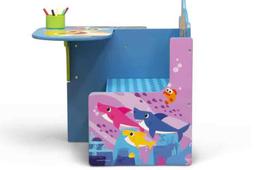 Delta Children Baby Shark Chair Desk with Storage Bin