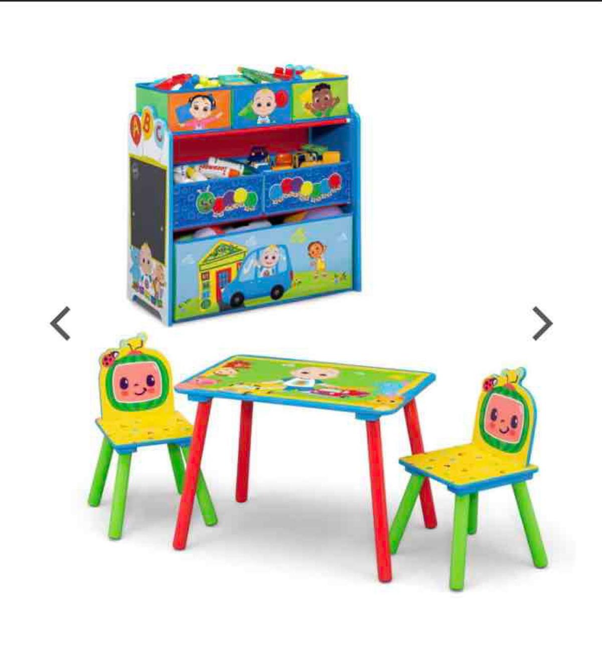 CoComelon 4-Piece Toddler Playroom Set by Delta Children