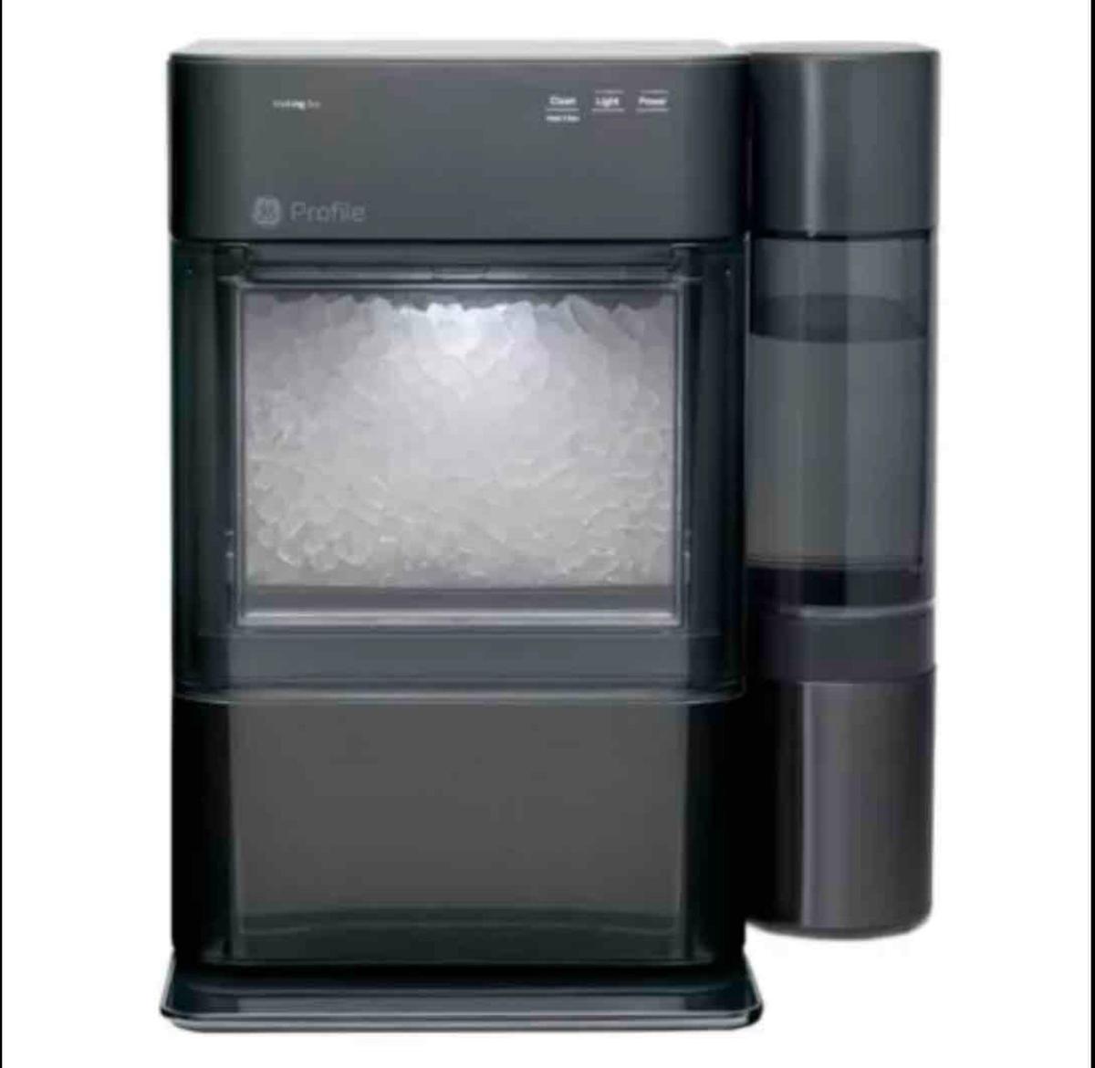 GE Profile Opal 24 lb Portable Nugget Ice Maker in Stainless Steel