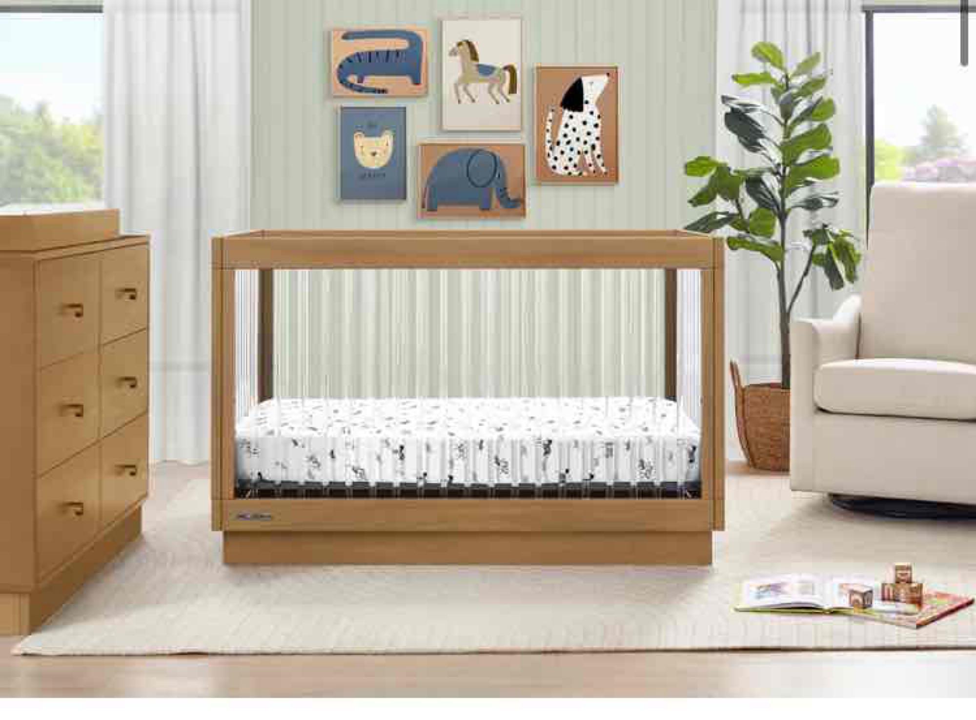 Delta Children Sloane 4-in-1 Acrylic Crib