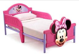 Delta Children Minnie Mouse Plastic 3D Toddler Bed