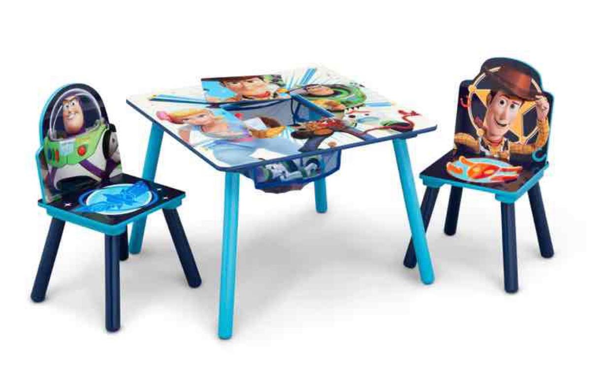 Disney/Pixar Toy Story 4 Table and Chair Set with Storage by Delta Children