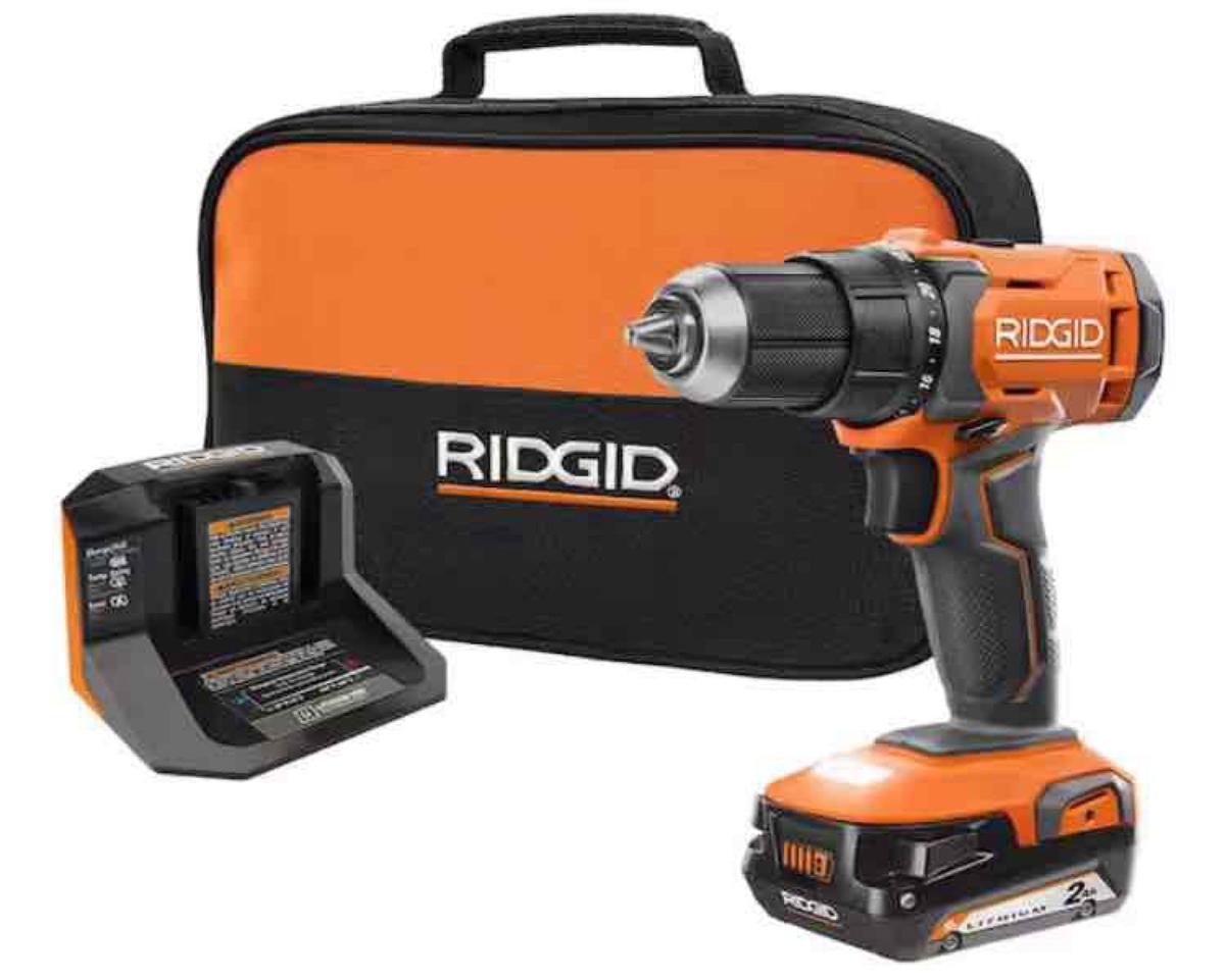 RIDGID 18V 1/2 IN DRILL/DRIVER KIT