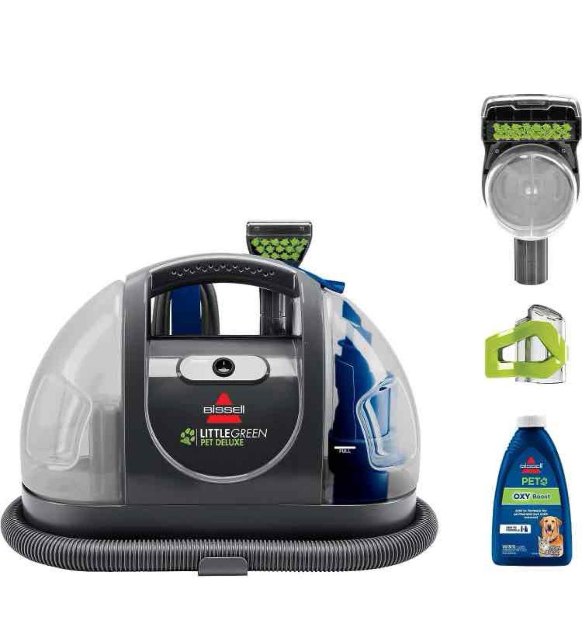 Bissell Little Green Pet Deluxe Portable Carpet Cleaner and Car/Auto Detailer