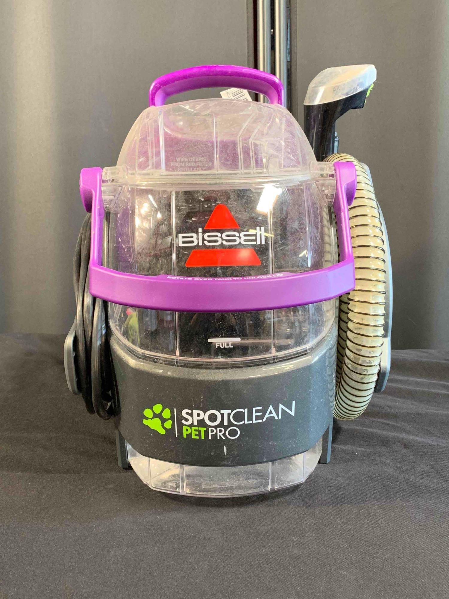 BISSELL SpotClean Pet Pro Portable Carpet Cleaner, 2458, Grapevine Purple