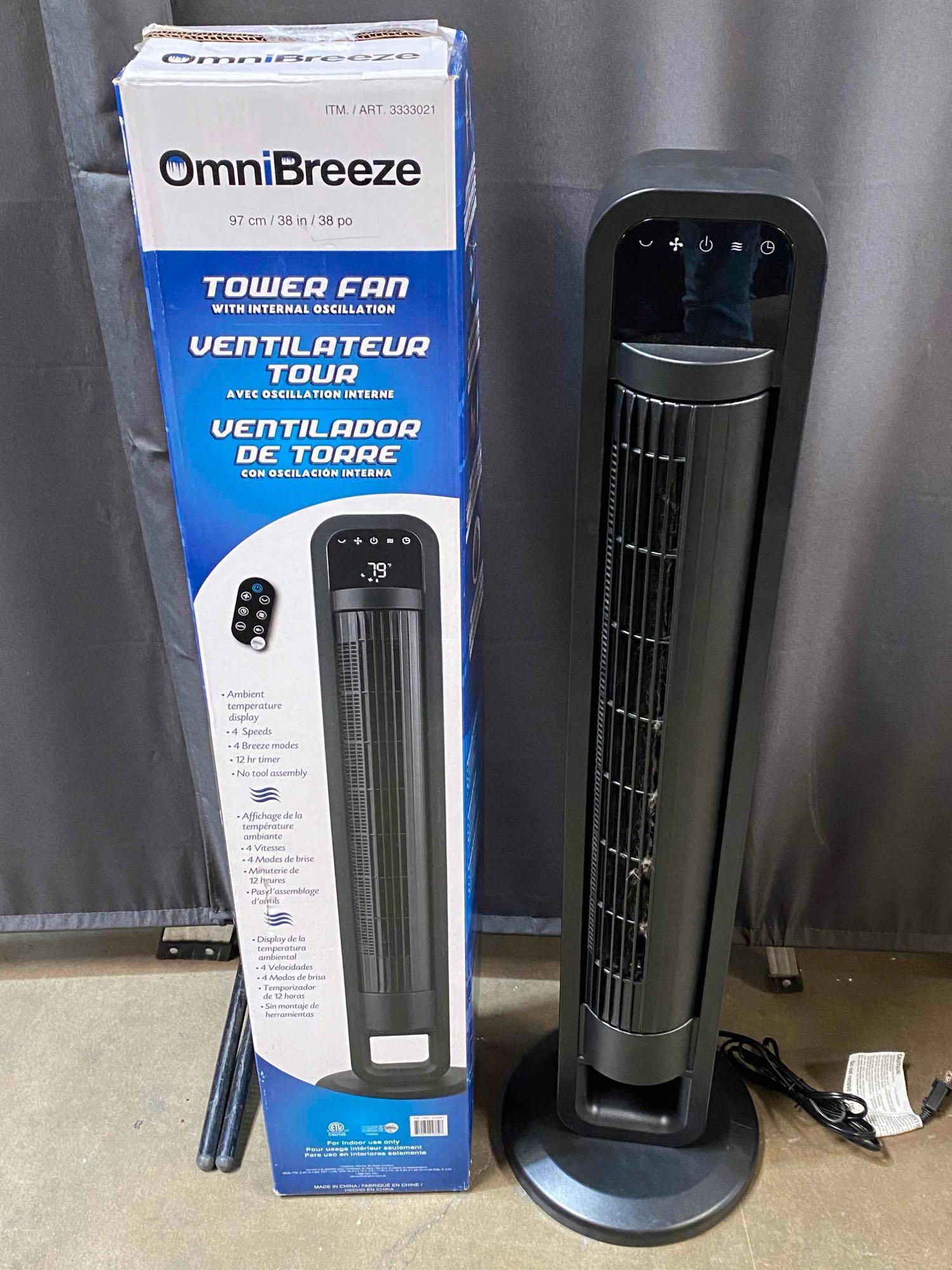 OmniBreeze Premium Tower Fan