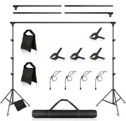 MountDog Backdrop Stand,8.5x10Ft Adjustable Photo Backdrop Stand